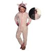 Pijama lung pentru copii, cu unicorni care luminează în întuneric, mărimea 122/128 cm