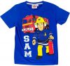 Pompierul Sam tricou scurt pentru copii set de 2 piese 110/116 cm