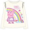 Purcelușa Peppa Tricou cu mânecă lungă Rainbow pentru copii, 116 cm