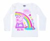 Purcelușa Peppa Tricou cu mânecă lungă Rainbow pentru copii, 116 cm