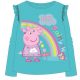 Purcelușa Peppa Tricou lung pentru copii Rainbow, top 116 cm