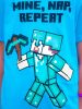 Minecraft pijama scurtă pentru copii 6 ani