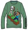 Minecraft BOOM! tricou lung pentru copii, bluză 10 ani