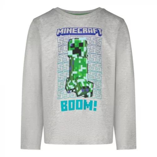 Minecraft tricou cu mânecă lungă pentru copii, top 10 ani