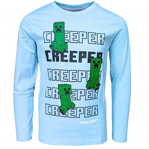 Minecraft Creeper tricou pentru copii cu mânecă lungă, top 10 ani