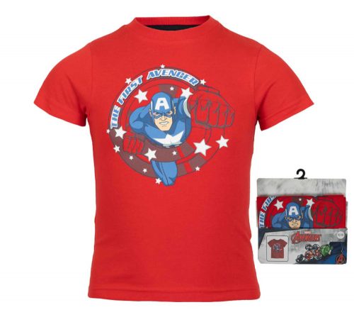 Avengers Captain tricou scurt pentru copii, top 110/116 cm