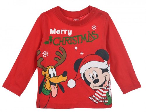 Disney Mickey  Tricou bebeluș de Crăciun, top 18 luni