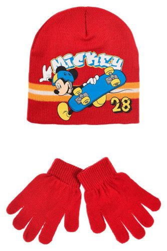 Disney Mickey  Set de pălărie + mănuși pentru copii Skate 52 cm