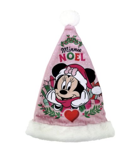 Disney Minnie  Noel căciulă de Moș Crăciun 37 cm