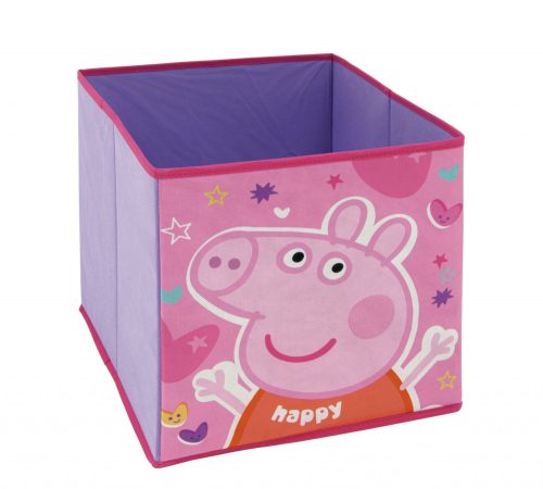 Purcelușa Peppa cutie de depozitare jucării 31×31×31 cm