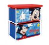 Disney Mickey  Star Suport de depozitare pentru jucării cu 3 compartimente 53x30x60 cm