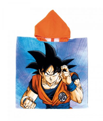 Dragon Ball Son Goku prosop de plajă poncho 55x110cm (Uscare Rapidă)