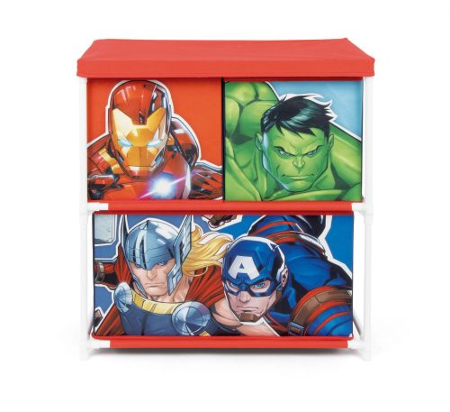 Avengers Raft de depozitare pentru jucării cu 3 compartimente 53x30x60 cm