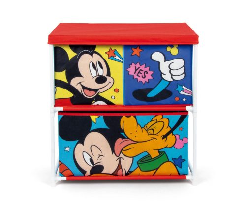 Disney Mickey  Pluto suport de depozitare pentru jucării cu 3 compartimente 53x30x60 cm