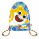 Baby Shark Geantă sport galbenă, sac de sport 44 cm