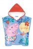 Purcelușa Peppa Skateboard prosop de plajă poncho 55x110cm (Uscare Rapidă)