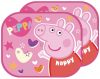 Purcelușa Peppa Happy parasolar pentru fereastră, 2 buc