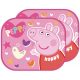 Purcelușa Peppa Happy parasolar pentru fereastră, 2 buc