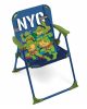 Țestoasele Ninja NYC scaun de camping pliabil 38x32x53 cm