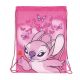 Disney Lilo și Stitch Pink Angel geantă sport, sac de gimnastică 44 cm