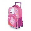 Purcelușa Peppa Party rucsac cu roți pentru grădiniță, geantă 36 cm