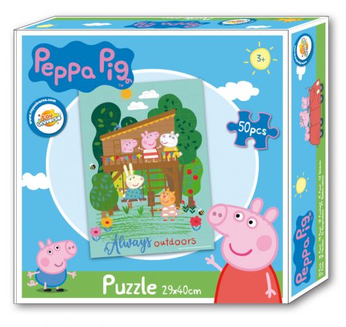 Purcelușa Peppa puzzle de 50 de piese