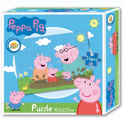 Purcelușa Peppa puzzle 24 de piese