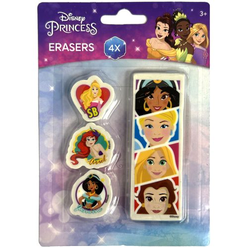 Prințesele Disney Set gume de șters Royal, 4 buc