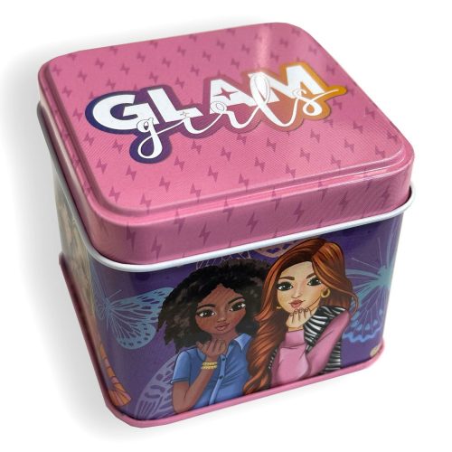 Glam Girls Butterfly cutie metalică mini 7,5 cm