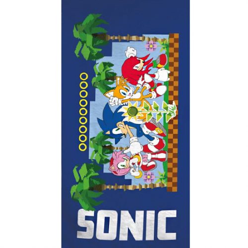 Sonic Ariciul Prosop de baie Sonic ariciul, Prosop de plajă 70x140cm (Uscare Rapidă)