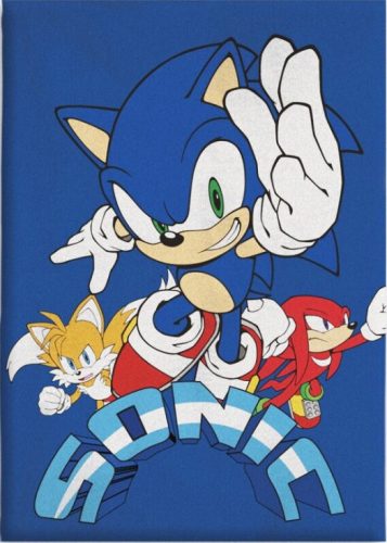 Sonic Ariciul Coin Chase Pătură din polar Sonic ariciul 100x140cm