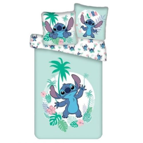 Disney Lilo și Stitch Palm  husa de pat 140×200cm, 65×65 cm