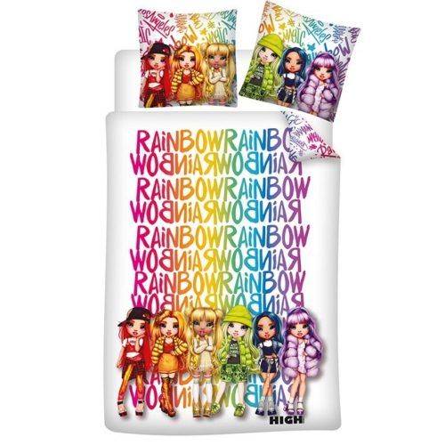 Rainbow High Magic set de lenjerie de pat 140×200cm, 65×65 cm