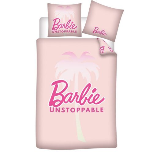 Barbie Unstoppable set de lenjerie de pat 140×200cm, 63×63 cm microfibră