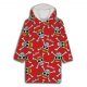 One Piece Red pătură polar plușată, poncho 7-14 ani