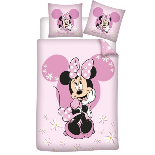 Disney Minnie  Cute set de lenjerie 140x200cm, 65x65 cm