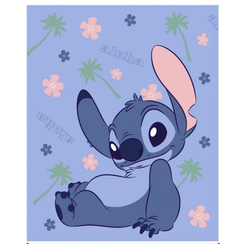 Disney Lilo și Stitch Siesta pătură flanel 130x160cm