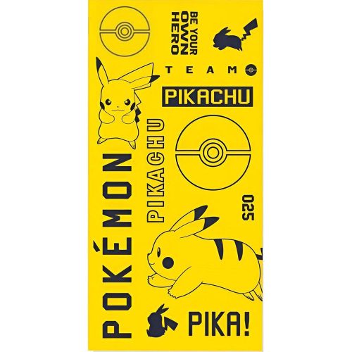 Pokémon Pika prosop de baie, prosop de plajă 70x140cm