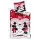 Disney Mickey  Set de lenjerie Disney Minnie, Mickey Kiss 140×200cm, 63×63 cm microfibră