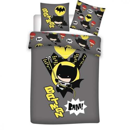 Batman Gotham Nights set de lenjerie de pat 140×200cm, 63×63 cm microfibră