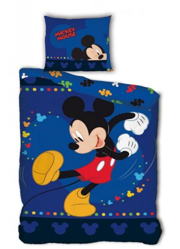 Disney Mickey Steps set de lenjerie de pat 140×200cm, 63×63 cm microfibră