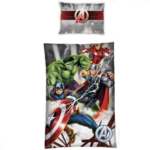 Avengers Ultimate Fight husă de pat 140x200cm, 63x63 cm microfibră