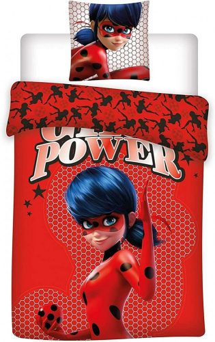 Miraculos: Buburuza și Motan Noir Set de lenjerie de pat Girl Power 140×200cm, 63×63 cm microfibră