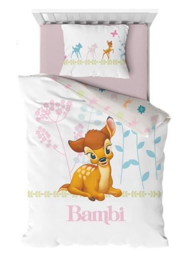 Disney Bambi Flowers  lenjerie de pat pentru copii 100×140cm, 40×60 cm