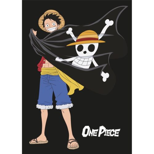 One Piece Jolly Roger pătură fleece 100x140cm