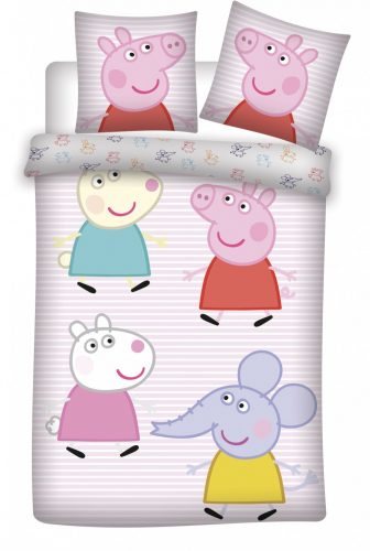 Purcelușa Peppa Little Friends lenjerie de pat pentru copii 100×135cm, 40×60 cm