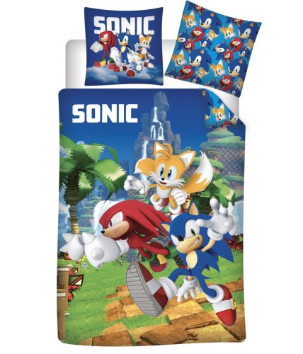 Sonic Ariciul Speedy Dreams Husa de pat Sonic ariciul 140×200cm, 70×90 cm