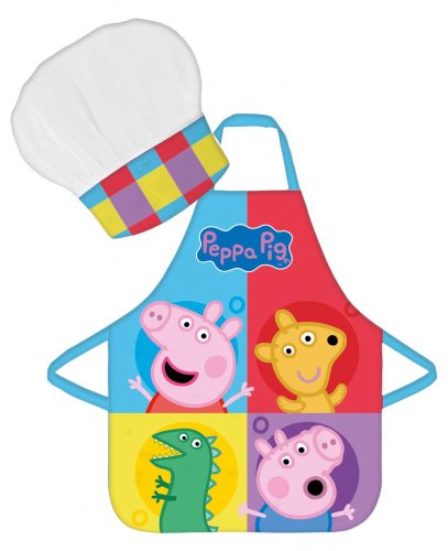 Purcelușa Peppa Set de șorț pentru copii echipă, 2 bucăți