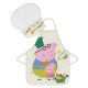 Purcelușa Peppa Shake Purcelușa Peppa Shake set de 2 șorțuri pentru copii Peppa Shake set de 2 șorțuri pentru copii