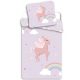 Unicorn Cloudy Pink set de lenjerie de pat 140×200cm, 70×90 cm